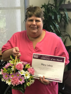 January 2018 – Mary Laboy – Mary’s Parents Modeled Compassion, Service